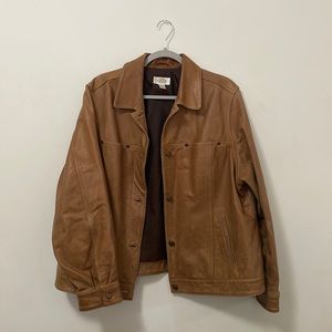 Talbots XL Leather Jacket